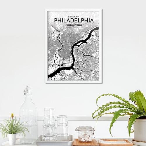 Load image into Gallery viewer, Philadelphia City Map Poster
