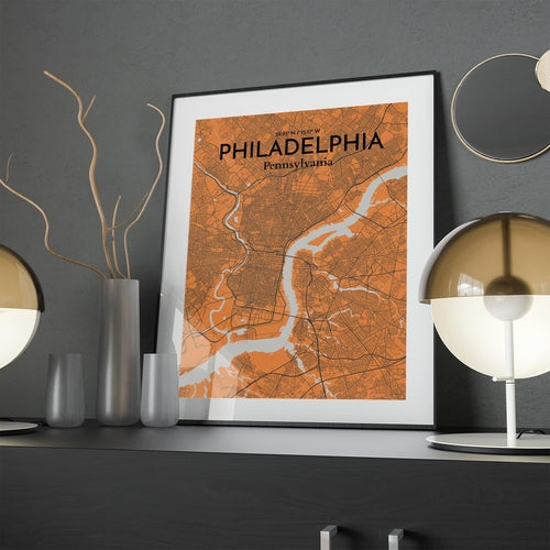 Load image into Gallery viewer, Philadelphia City Map Poster
