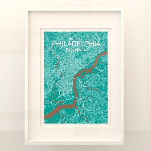 Load image into Gallery viewer, Philadelphia City Map Poster
