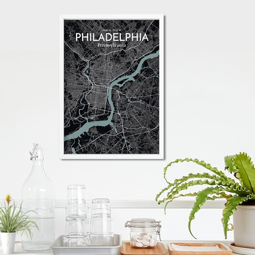 Philadelphia City Map Poster