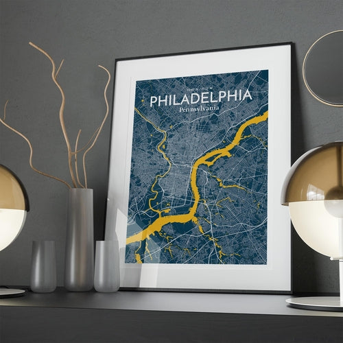 Philadelphia City Map Poster