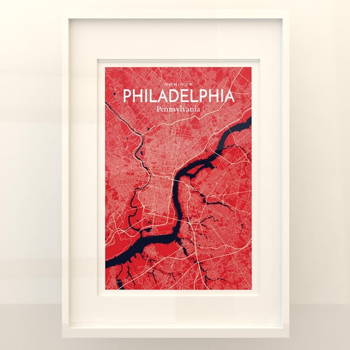 Philadelphia City Map Poster