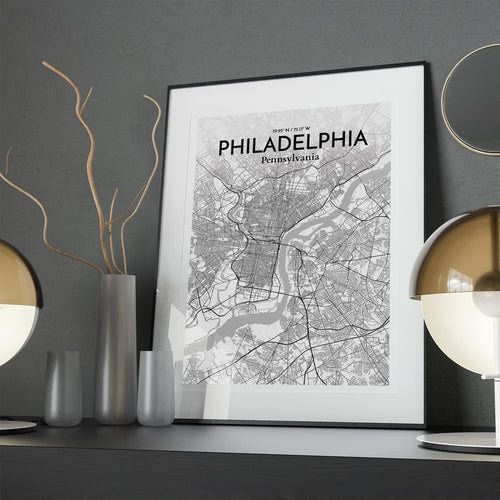 Philadelphia City Map Poster