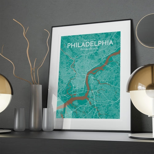 Load image into Gallery viewer, Philadelphia City Map Poster
