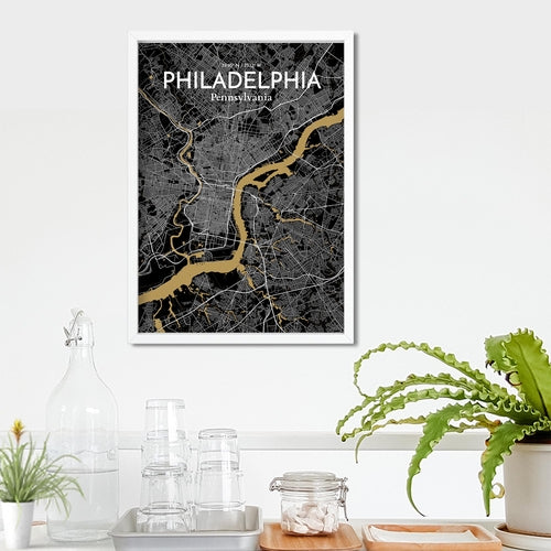 Load image into Gallery viewer, Philadelphia City Map Poster
