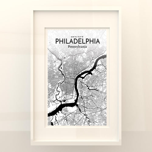 Philadelphia City Map Poster