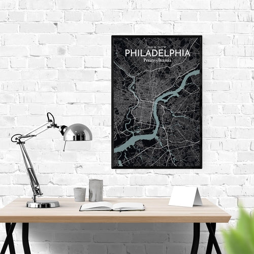 Load image into Gallery viewer, Philadelphia City Map Poster
