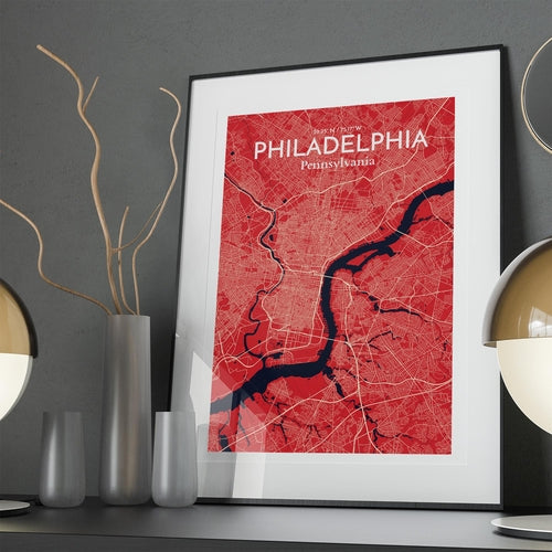 Philadelphia City Map Poster