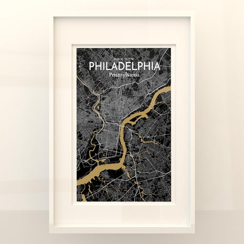 Philadelphia City Map Poster