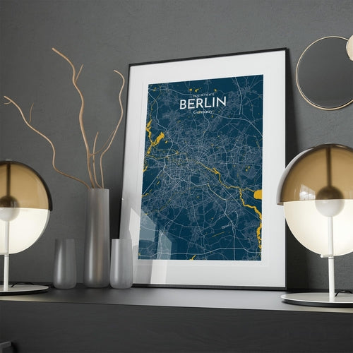 Load image into Gallery viewer, Berlin City Map Poster
