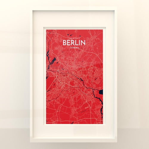 Load image into Gallery viewer, Berlin City Map Poster
