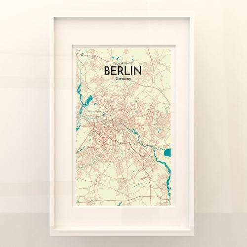 Load image into Gallery viewer, Berlin City Map Poster
