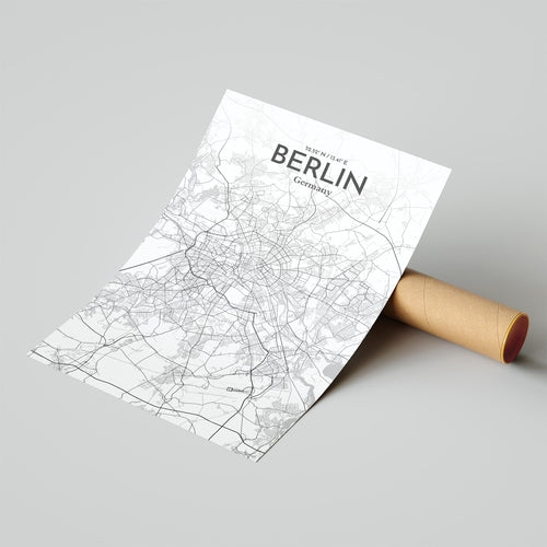 Berlin City Map Poster