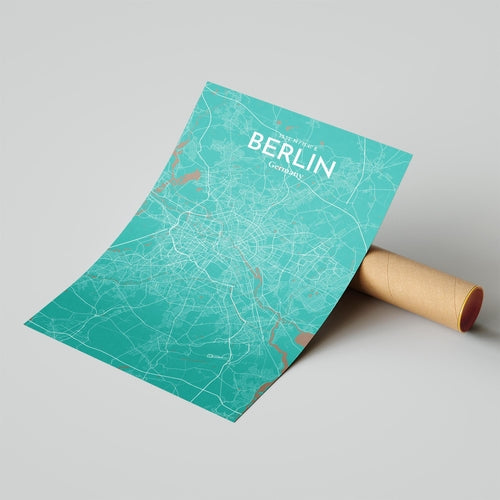 Load image into Gallery viewer, Berlin City Map Poster
