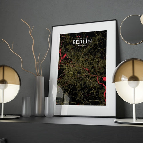 Load image into Gallery viewer, Berlin City Map Poster
