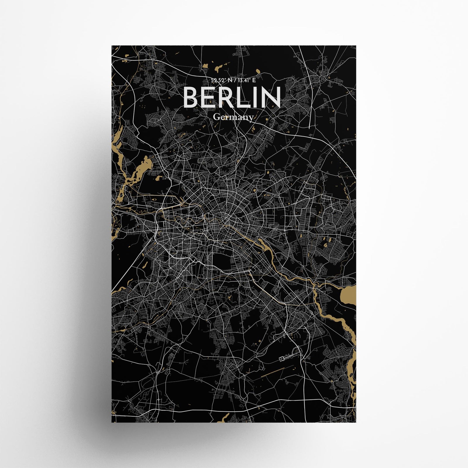 Berlin City Map Poster