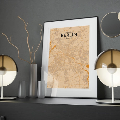 Load image into Gallery viewer, Berlin City Map Poster
