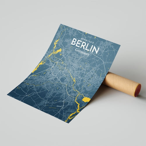 Load image into Gallery viewer, Berlin City Map Poster
