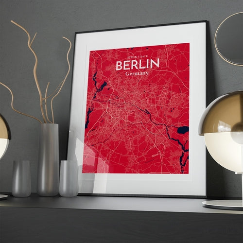 Load image into Gallery viewer, Berlin City Map Poster
