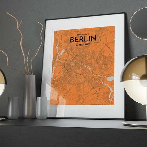 Load image into Gallery viewer, Berlin City Map Poster
