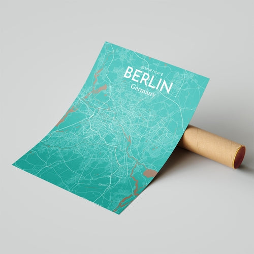 Load image into Gallery viewer, Berlin City Map Poster
