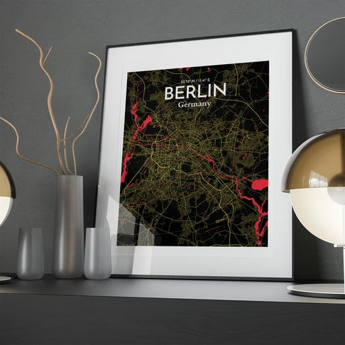 Load image into Gallery viewer, Berlin City Map Poster
