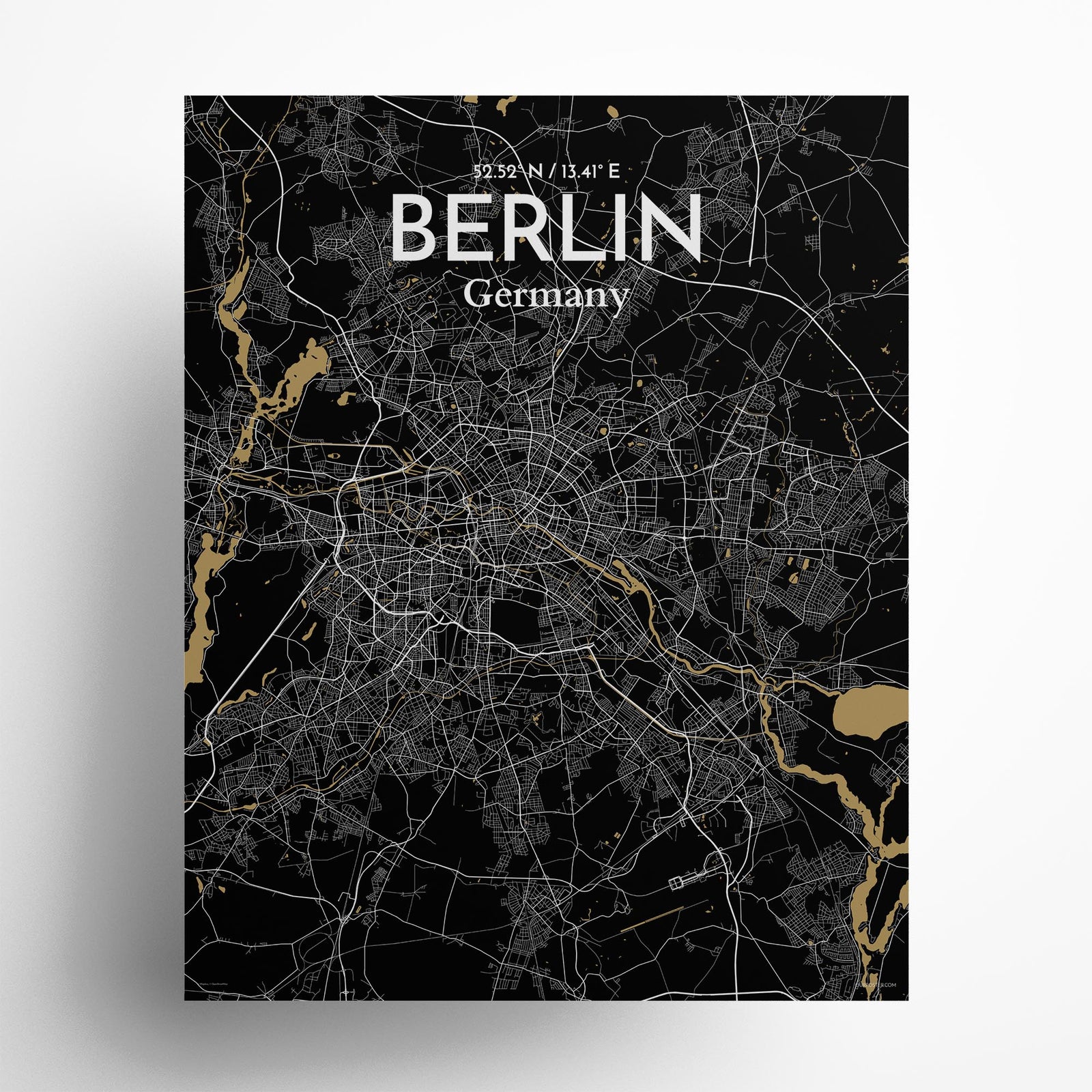 Berlin City Map Poster