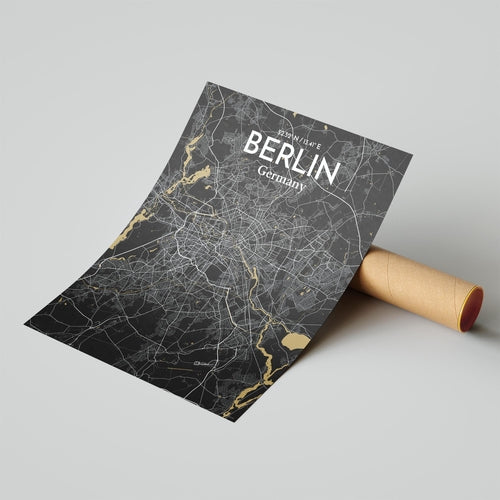 Berlin City Map Poster