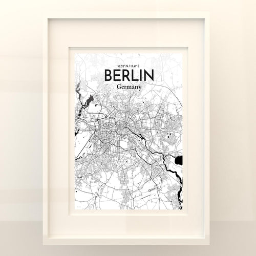 Berlin City Map Poster