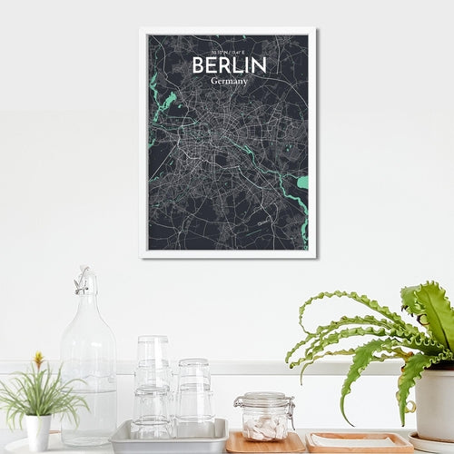 Load image into Gallery viewer, Berlin City Map Poster
