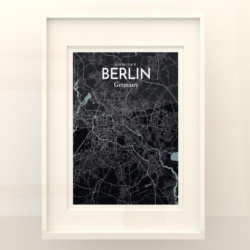 Berlin City Map Poster