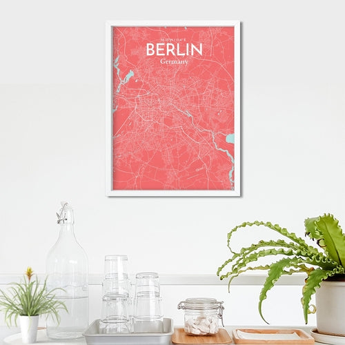 Load image into Gallery viewer, Berlin City Map Poster
