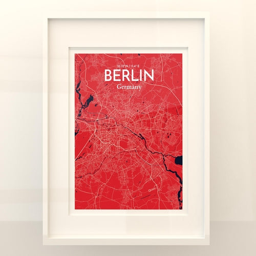 Load image into Gallery viewer, Berlin City Map Poster
