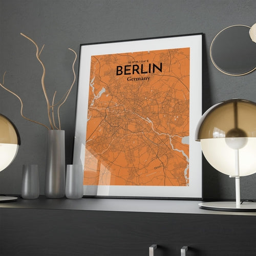 Load image into Gallery viewer, Berlin City Map Poster
