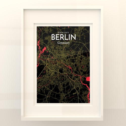 Load image into Gallery viewer, Berlin City Map Poster
