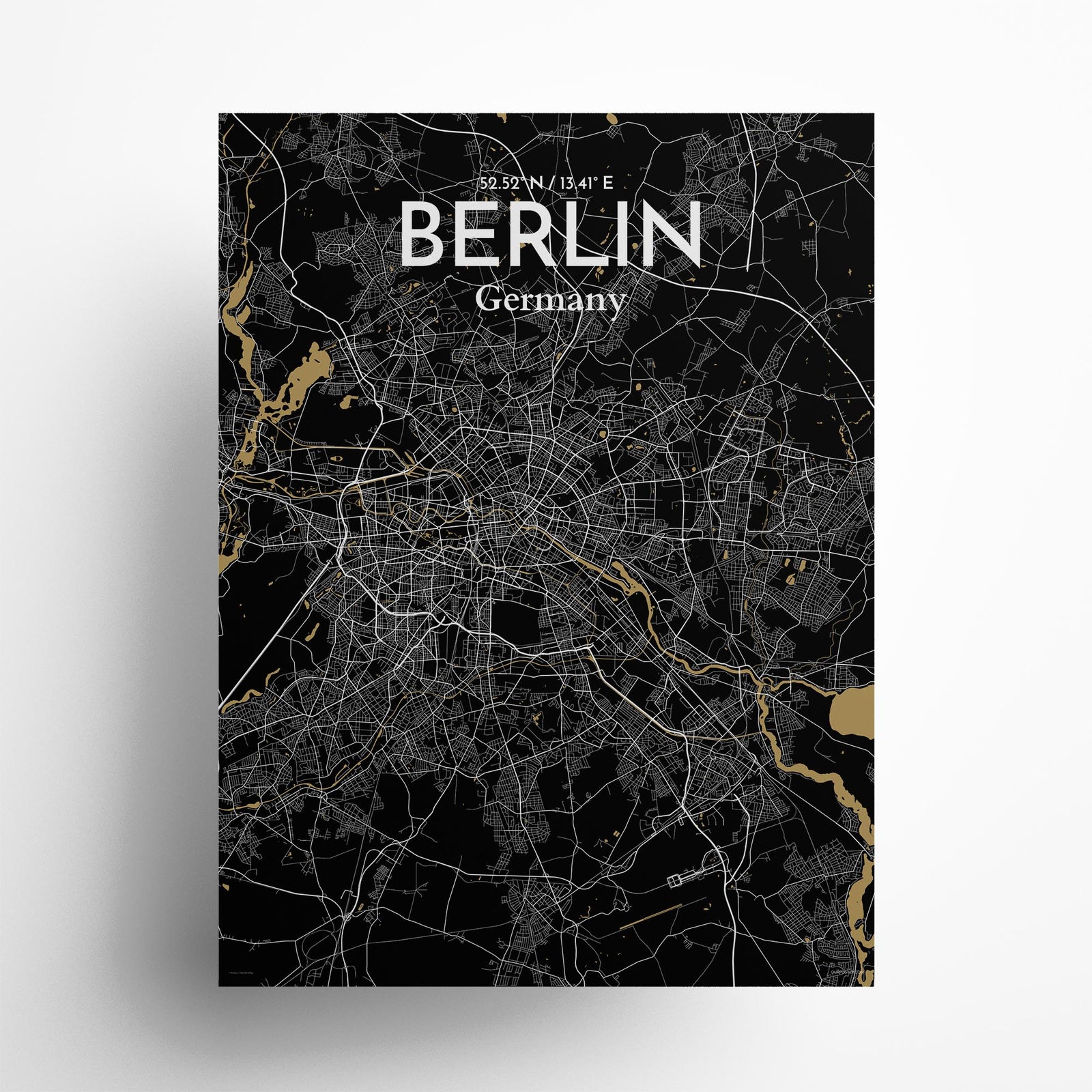 Berlin City Map Poster