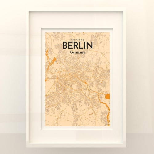 Berlin City Map Poster