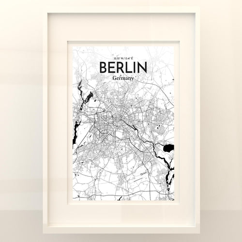 Load image into Gallery viewer, Berlin City Map Poster
