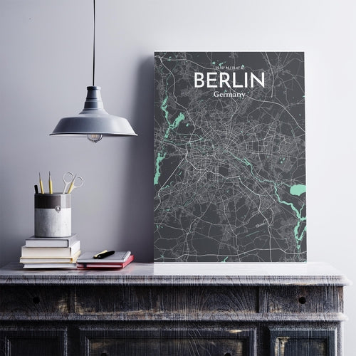 Load image into Gallery viewer, Berlin City Map Poster
