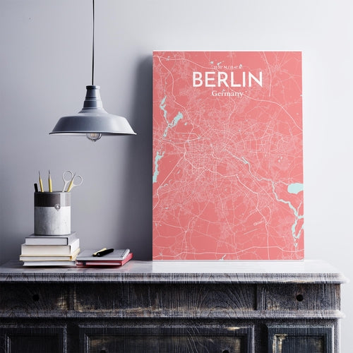 Load image into Gallery viewer, Berlin City Map Poster
