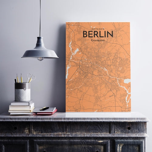 Load image into Gallery viewer, Berlin City Map Poster
