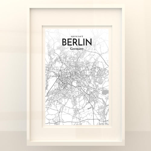 Berlin City Map Poster