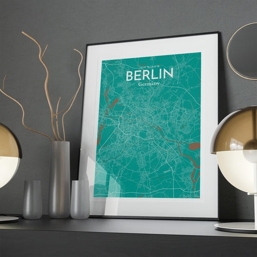 Load image into Gallery viewer, Berlin City Map Poster
