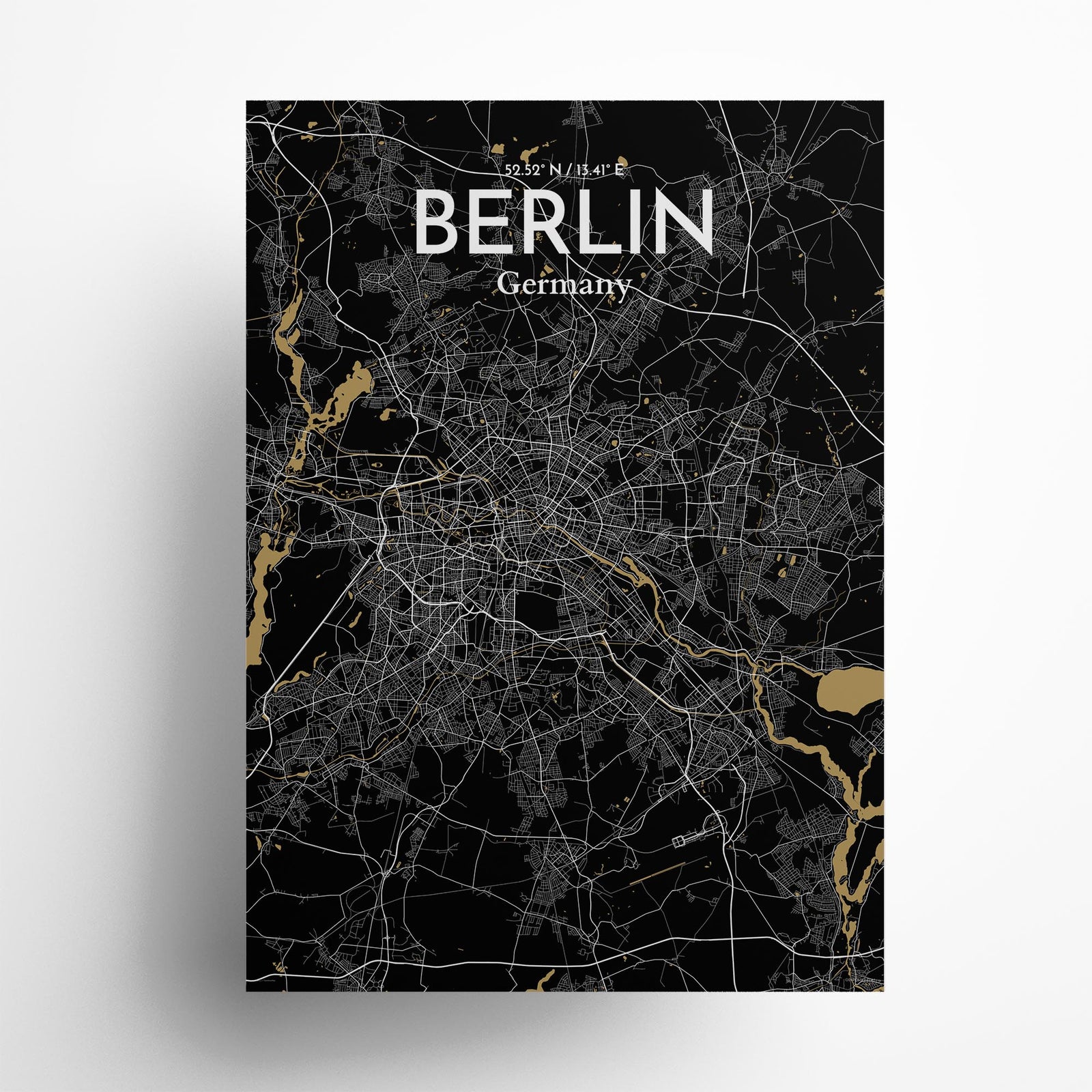 Berlin City Map Poster