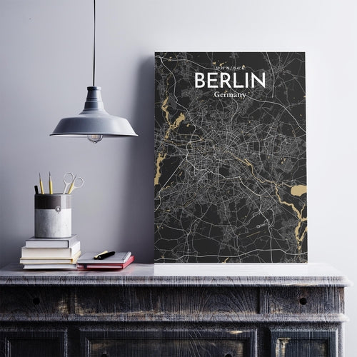 Load image into Gallery viewer, Berlin City Map Poster
