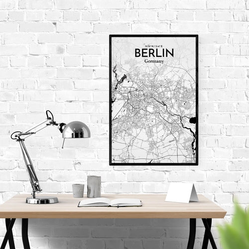 Load image into Gallery viewer, Berlin City Map Poster
