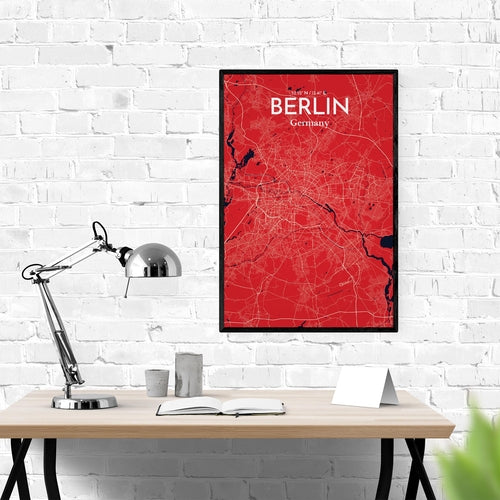 Load image into Gallery viewer, Berlin City Map Poster
