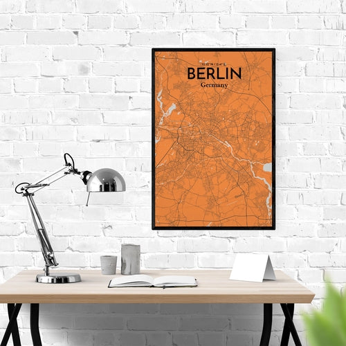 Load image into Gallery viewer, Berlin City Map Poster
