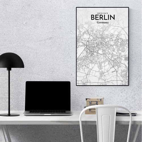 Load image into Gallery viewer, Berlin City Map Poster
