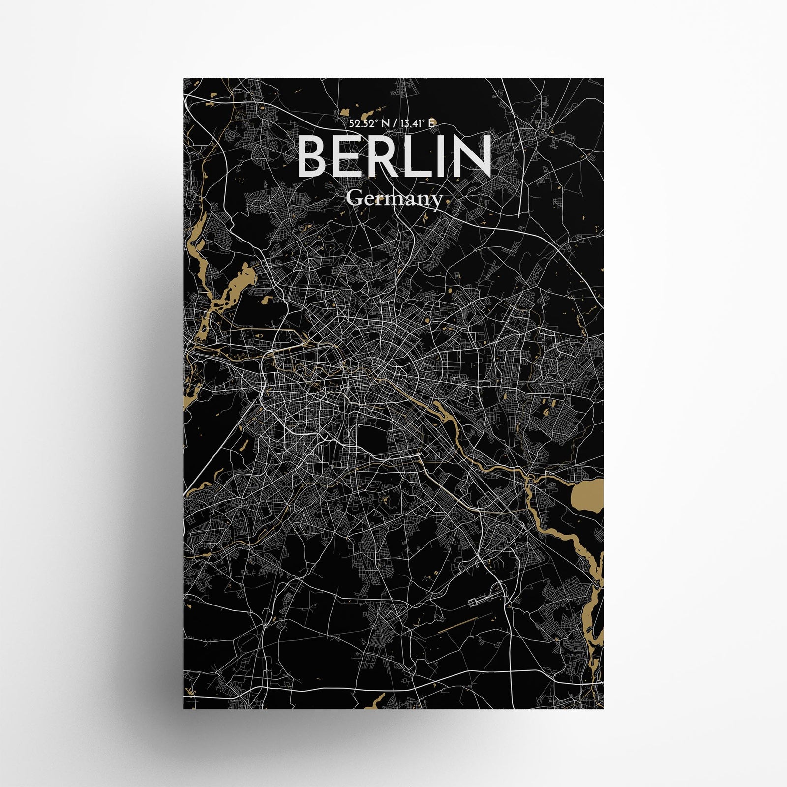 Berlin City Map Poster